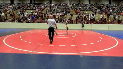 52 lbs Consi Of 8 #2 - Nora Fayard, Rockmart Takedown Club vs Lucas Hamilton, Guerrilla Wrestling Academy