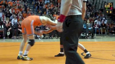 141 lbs match Anthony Collica OSU vs. Nick Lester OU