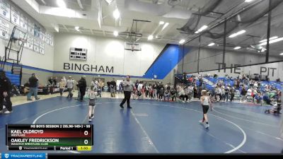 55 lbs 3rd Place Match - Oakley Fredrickson, Wasatch Wrestling Club vs Kael Oldroyd, Westlake