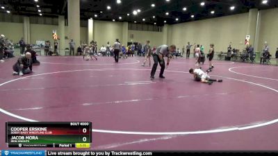 60+65 Quarterfinal - Cooper Erskine, Soddy Daisy Wrestling Club vs Jacob Mora, Iron Knights