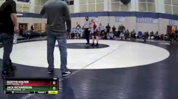 110 lbs Round 3 (4 Team) - Peyton Brummitt, Perry Meridian vs Colin Verme, East Central