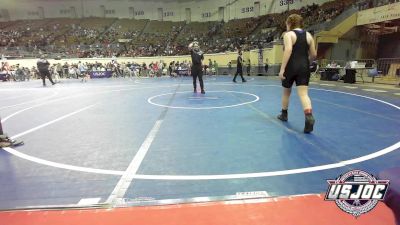 140 lbs Semifinal - TAILYNN SMITH, Darko Valley Wolfpak vs James Freeman, Eastside Pride Wrestling Club