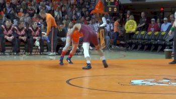 125 lbs match Eddie Klimara OSU vs. Sean Williams OU