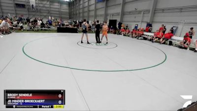 145 lbs Round 1 (8 Team) - Brody Sendele, Illinois vs JD Minder-Broeckaert, Wisconsin