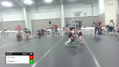 56 lbs Round 3 - McClain Trout, Virginia Patroits vs James Gibson, Riverheads Youth Wrestling Club