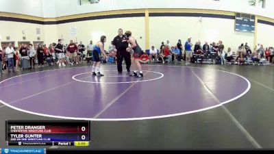 135 lbs Round 2 - Peter Dranger, Chesterton Wrestling Club vs Tyler Gunter, One On One Wrestling Club