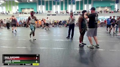 215 lbs Round 2 (4 Team) - Paul Shepherd, Bulldog WC vs Jakari Johnson, Eagles WC