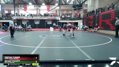 165 lbs Cons. Round 1 - Tristan Turner, Perry County Central vs Bryant Faucett, Bullitt Central