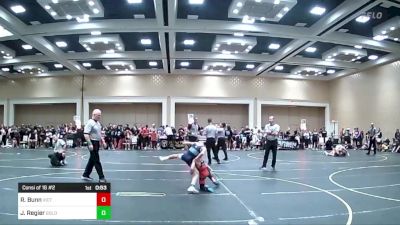 61 lbs Consi Of 16 #2 - Raiden Bunn, Victory WC-Central WA vs Jet Regier, Gold Rush Wr Acd