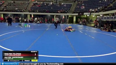 80 lbs Round 5 - Payten Jagodzinski, X-Factor Elite vs Rhilynn Tolzman, Summit Wrestling Academy