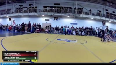 62 lbs Cons. Round 5 - Walker Wilson, Midwest Regional Training Center vs Hunter Kurelic, Milan Tribe Wrestling Club