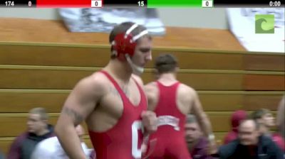 174 lbs quarter-finals Jesse Shanaman Cornell vs. John Dickson VT