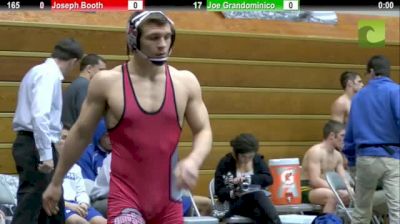 165 lbs round1 Joe Grandominico Ohio State vs. Joe Booth Hofstra