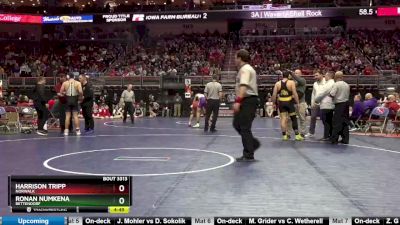 3A-195 lbs Cons. Round 2 - Ronan Numkena, Bettendorf vs Harrison Tripp, Norwalk