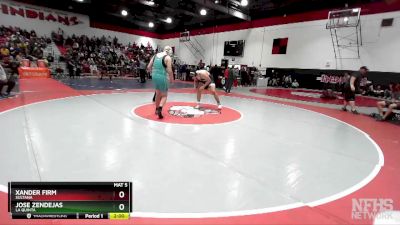 220 lbs Quarterfinal - Xander Firm, Sultana vs Jose Zendejas, La Quinta