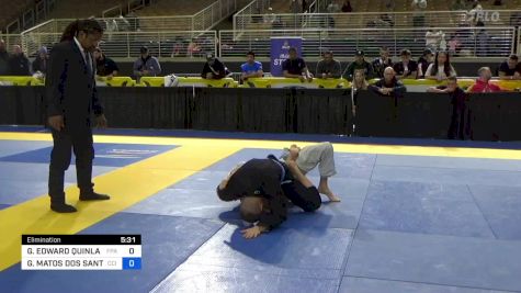 GAVIN EDWARD QUINLAN vs GABRIEL MATOS DOS SANTOS 2024 Pan Jiu Jitsu IBJJF Championship