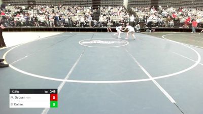 102 lbs Consi Of 8 #2 - Morgan Osburn, Hawks vs Brooklyn Calise, .