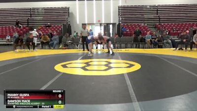 139 lbs Round 1 (8 Team) - Dawson Mack, Roundtree Wrestling Academy vs Manny Gusfa, PA Alliance