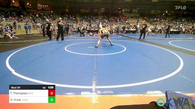 105 lbs Round Of 16 - Tyce Thompson, Piedmont vs Hudson Fryar, Team Choctaw