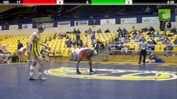 165 lbs match Kasey Burnett Davis Edinboro vs. TJ Keklak Kent State