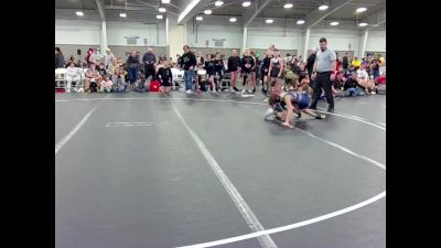 96 lbs Round 4 (10 Team) - Mason Lyons, River City Wrestling vs Indy Galbraith, Hanover Hawkeye