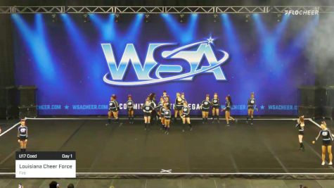 Louisiana Cheer Force - Fire [2022 U17 Coed Day 1] 2022 WSA Grand Nationals