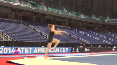 Victoria Moors Full FX Routine, 2014 American Cup Podium Training