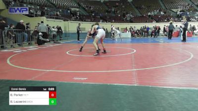 113 lbs Consolation - Blake Parker, PC Takedown vs Bradley Lazzerini, Broken Arrow Junior High