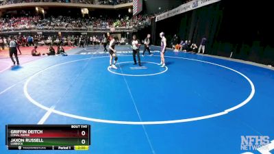 5A 126 lbs Quarterfinal - Jaxon Russell, Lubbock vs Griffin Deitch, Comal Pieper