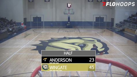 Replay: Anderson (SC) vs Wingate | Jan 11 @ 5 PM