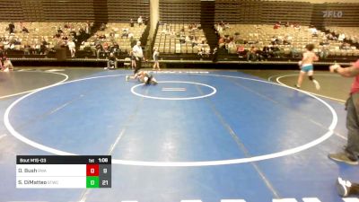 101 lbs Rr Rnd 3 - Derek Bush, Roundtree Wrestling Academy Blue vs Santino DiMatteo, Shore Thing Wave