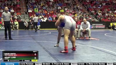 1A-220 lbs Cons. Round 4 - David Smith, West Hancock, Britt vs Henry Lund, AHSTW