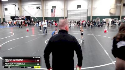 46 lbs Quarterfinal - Kolten Schneider, FoxFit vs Meyham Fitzgerald, Sherman Challengers