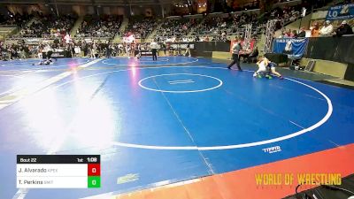 80 lbs Round Of 32 - John Alvarado, Apex vs Tristan Perkins, Smithville Youth Wrestling