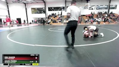 141 lbs Cons. Round 4 - David Panda, Baldwin Wallace vs Dru Baker, Ohio Northern