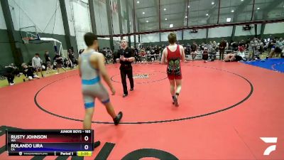 165 lbs Cons. Round 4 - Rusty Johnson, WA vs Rolando Lira, CA