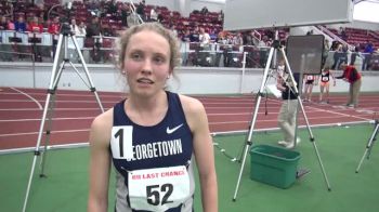 Katrina Coogan lights up the Mile at BU Last Chance Meet