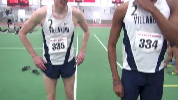 Villanova DMR after big race at BU Last Chance Meet