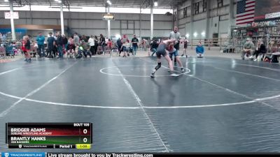 70 lbs Champ. Round 1 - Bridger Adams, Sublime Wrestling Academy vs Brantly Hanks, 208 Badgers