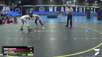 108 lbs Round 4 (8 Team) - Drew Holevac, Mi Mafia White vs Owen Fogel, Michigan Black Pitbulls