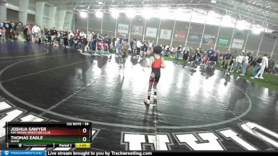 58 lbs Cons. Round 3 - Thomas Eagle, Idaho vs Joshua Sawyer, Mat Demon Wrestling Club