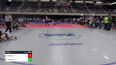 93 lbs Final - Douglas Hazel, Greenwood vs Dorien Stroud, Parkville