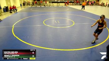 130 lbs Finals (8 Team) - Braysen Coyer, LPGE/B Wolves vs Otto Hubert, Red Rock Central