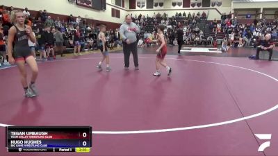 14U-3 lbs Round 2 - Tegan Umbaugh, Team Valley Wrestling Club vs Hugo Hughes, Big Game Wrestling Club