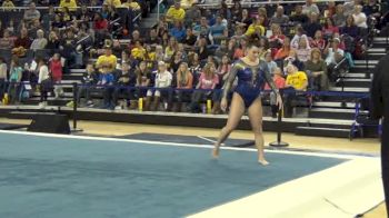 Joanna Sampson of Michigan Delivers 9.95 Floor on Senior Night
