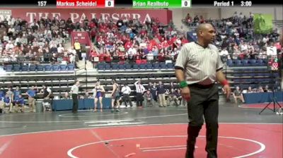 157 q, Brian Realbuto, Cornell vs Markus Scheidel, Columbia