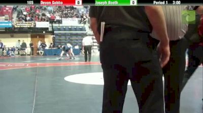 165 q, Joe Booth, Hofstra v Devon Gobbo, Harvard