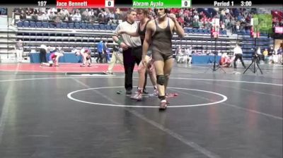 197 s, Jace Bennett, Cornell v Abram Ayala, Princeton