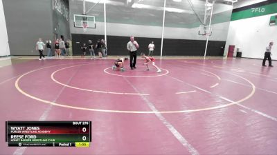 75 lbs Cons. Round 2 - Wyatt Jones, Purler Wrestling Academy vs Reese Ford, Honey Badger Wrestling Club