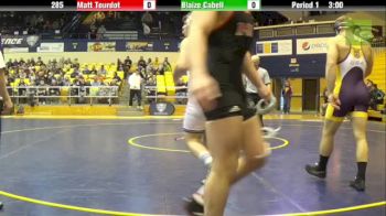 Blaize Cabell (Northern Iowa) vs. Matt Tourdot (Old Dominion)